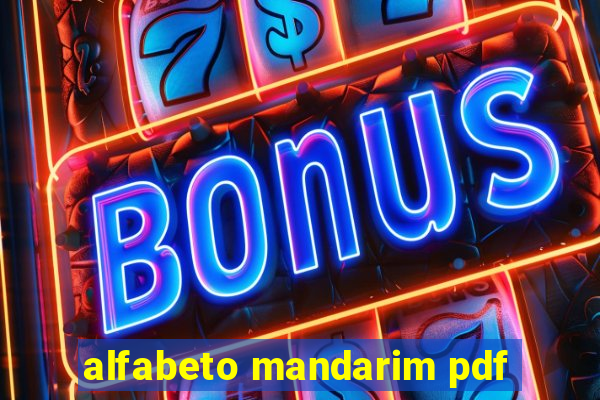 alfabeto mandarim pdf